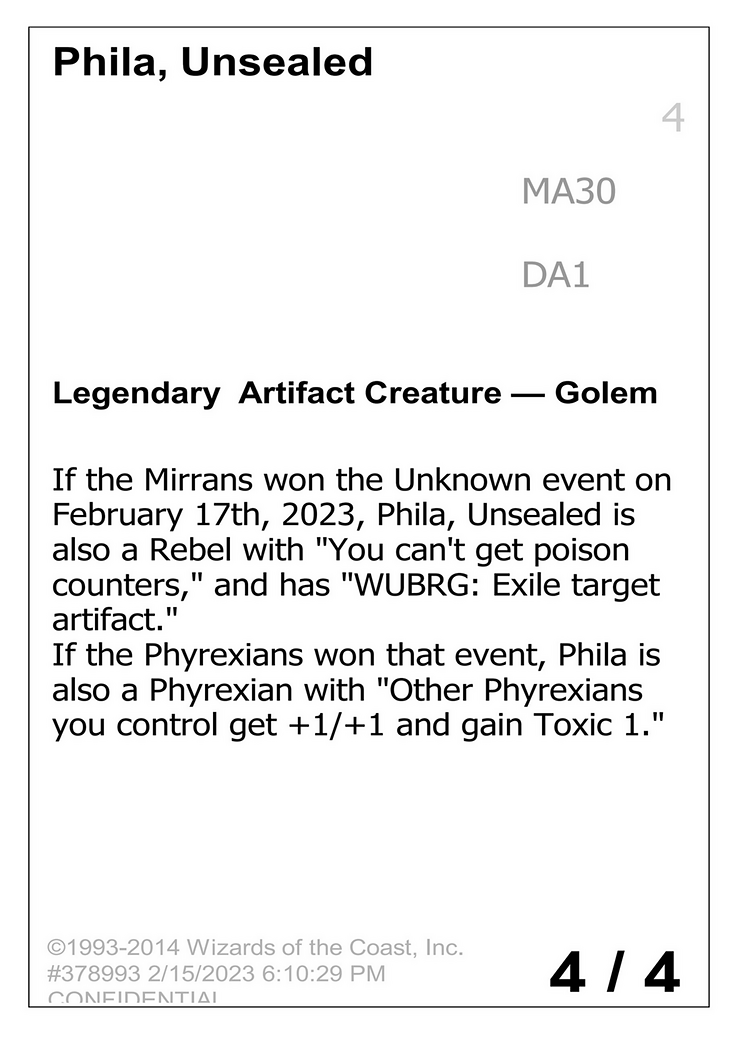 Phila, Unsealed [Unknown Event]