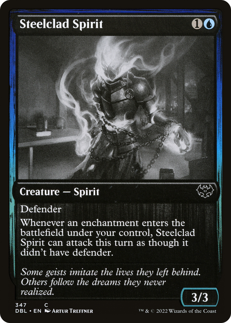 Steelclad Spirit (DBL-347) [Innistrad: Double Feature] Foil
