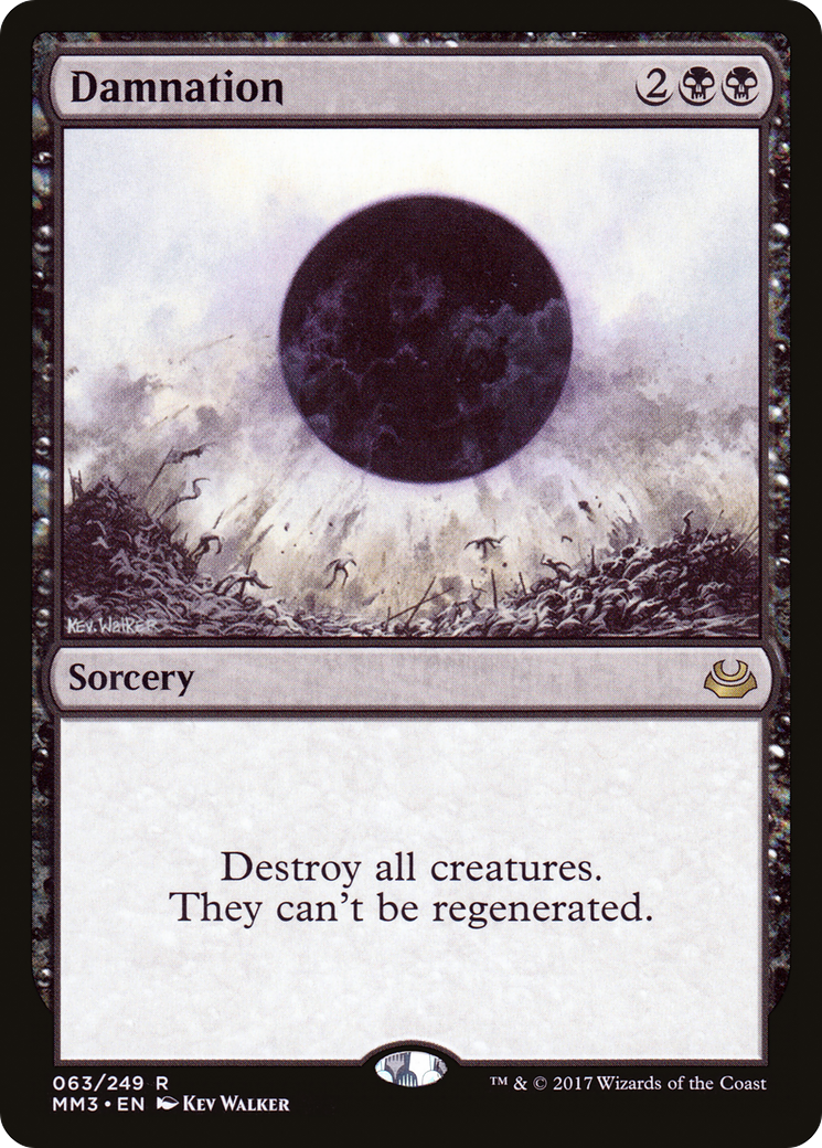 Damnation (MM3-063) [Modern Masters 2017] Foil