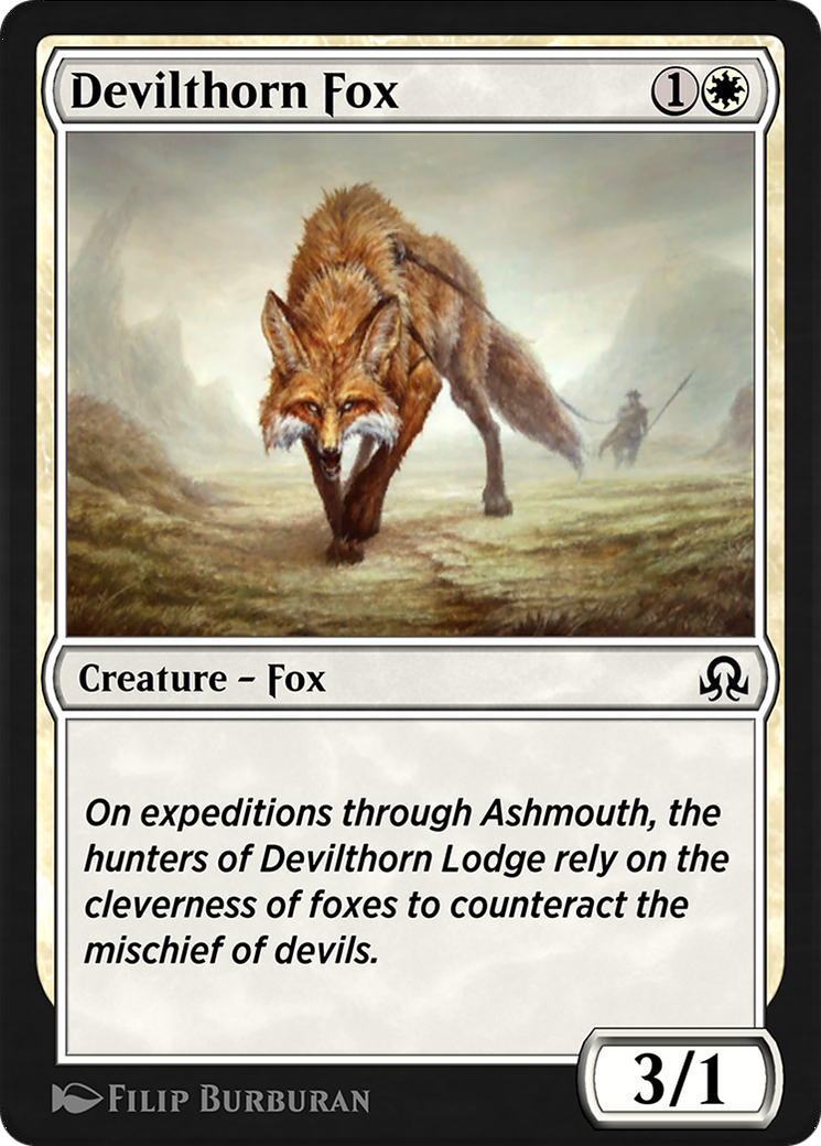 Devilthorn Fox (SIR-025) [Shadows over Innistrad Remastered]