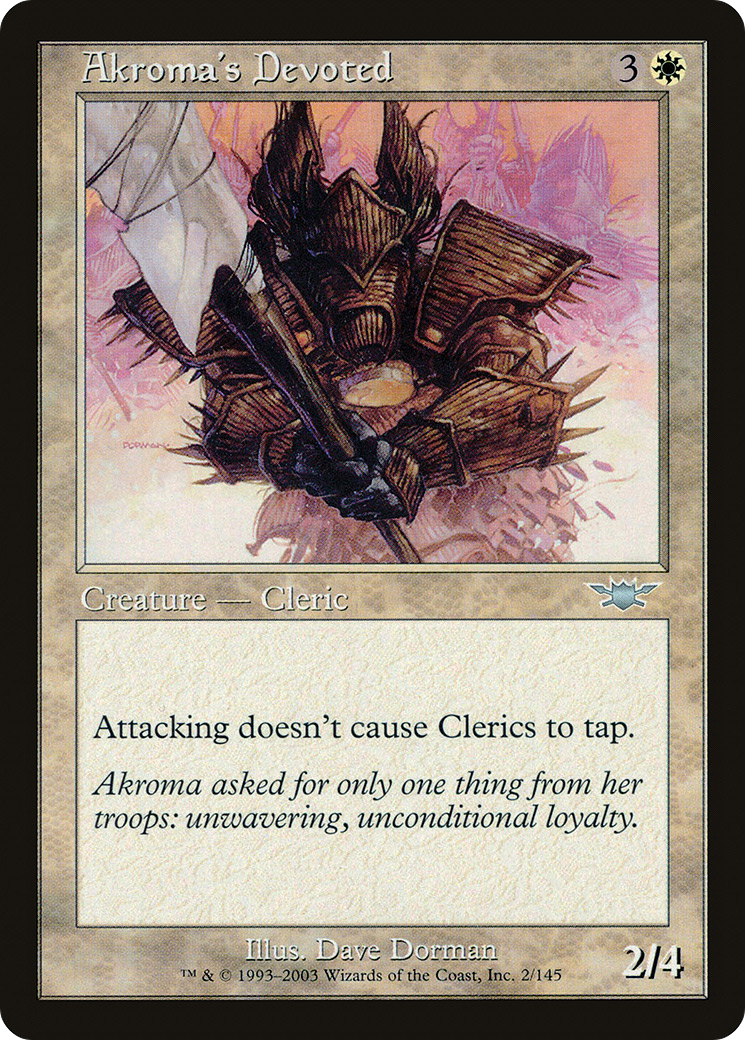Akroma's Devoted (LGN-002) [Legions]