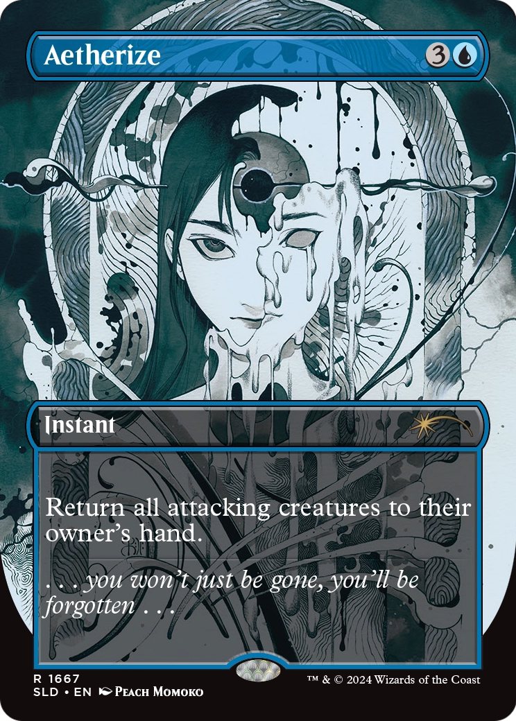 Aetherize (SLD-1667) (Borderless) [Secret Lair Drop] Foil