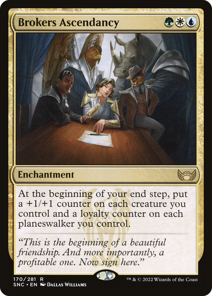 Brokers Ascendancy (SNC-170) [Streets of New Capenna] Foil