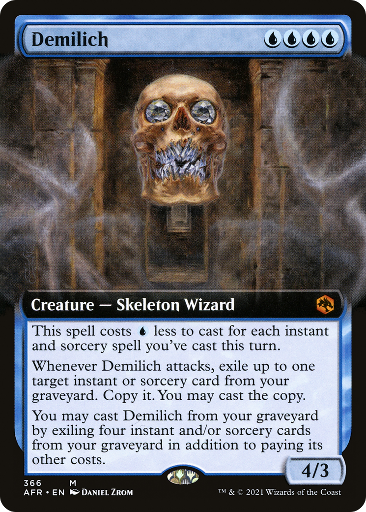 Demilich (Extended Art) (AFR-366) [Adventures in the Forgotten Realms]