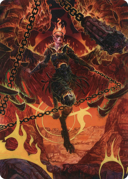 Zariel, Archduke of Avernus // Zariel, Archduke of Avernus (AAFR-077) (Borderless) [Adventures in the Forgotten Realms Art Series] Foil