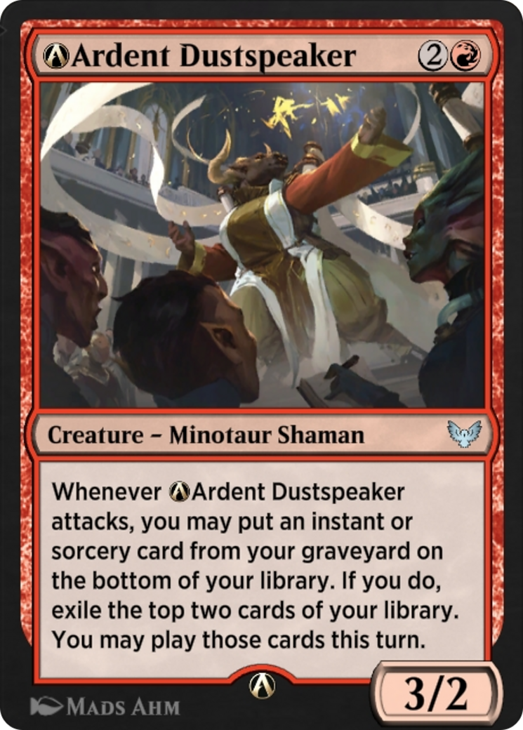 A-Ardent Dustspeaker (STX-A-92) [Strixhaven: School of Mages]