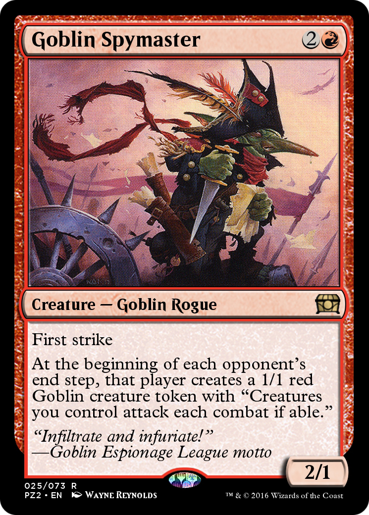 Goblin Spymaster (PZ2-025) [Treasure Chest] Foil
