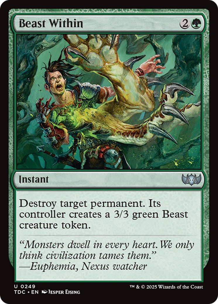 Beast Within (TDC-249) [Commander: Tarkir: Dragonstorm]