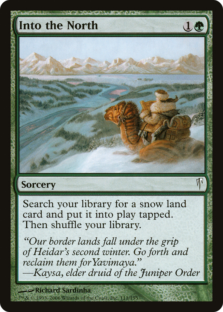 Into the North (CSP-111) [Coldsnap] Foil