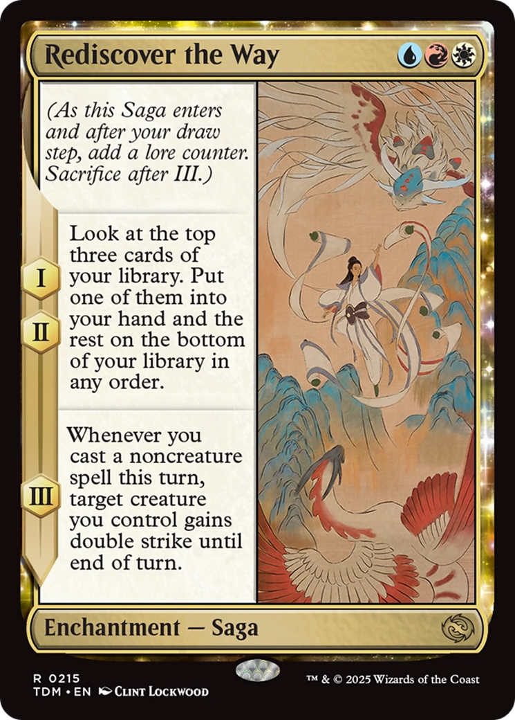 Rediscover the Way (TDM-215) [Tarkir: Dragonstorm] Foil