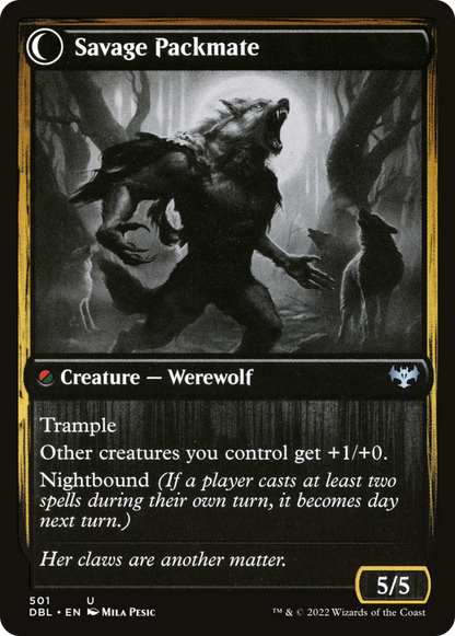 Child of the Pack (DBL-501) [Innistrad: Double Feature]