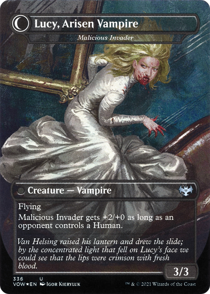 Lucy Westenra - Innocent Traveler (VOW-336) (Borderless) [Innistrad: Crimson Vow]
