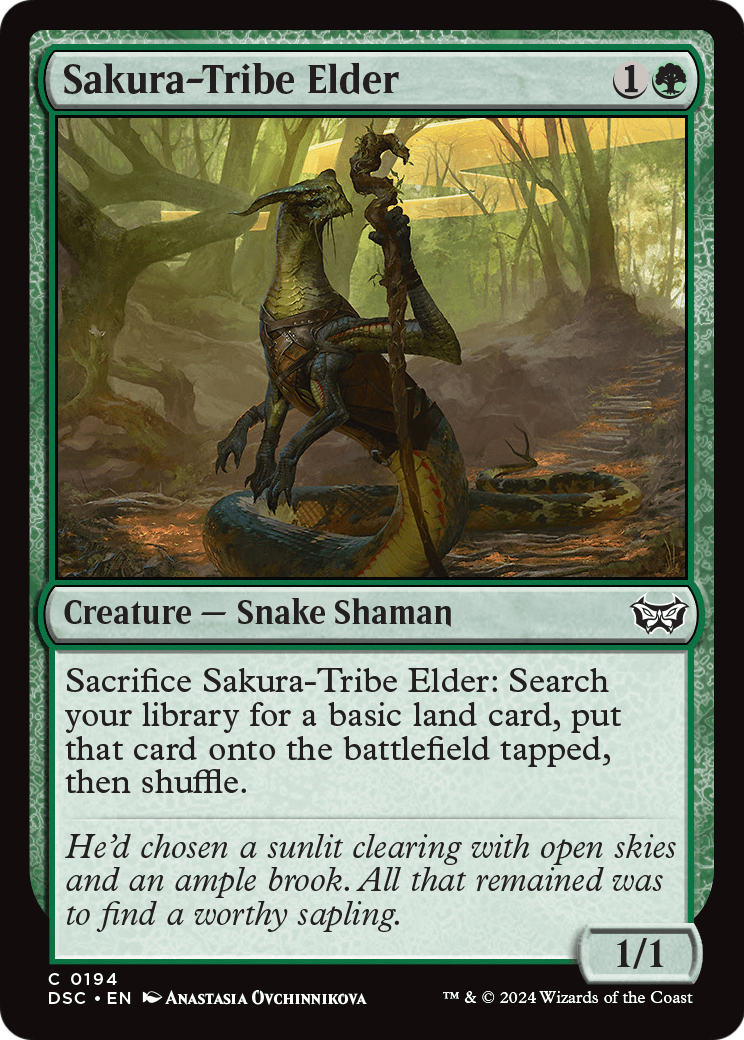 Sakura-Tribe Elder (DSC-194) [Duskmourn: House of Horror Commander]