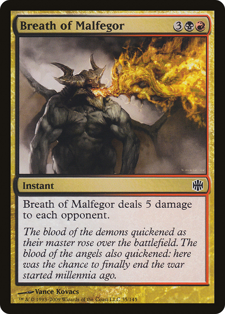 Breath of Malfegor (ARB-035) [Alara Reborn]
