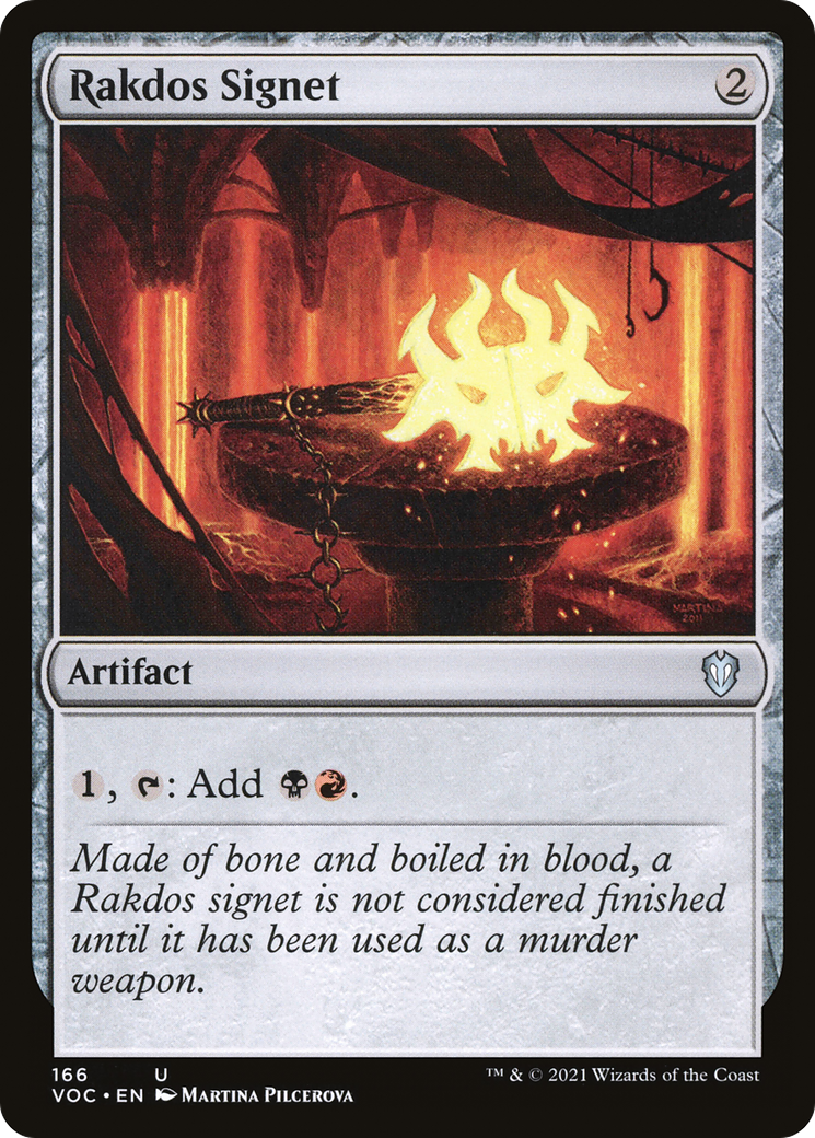 Rakdos Signet (VOC-166) [Crimson Vow Commander]