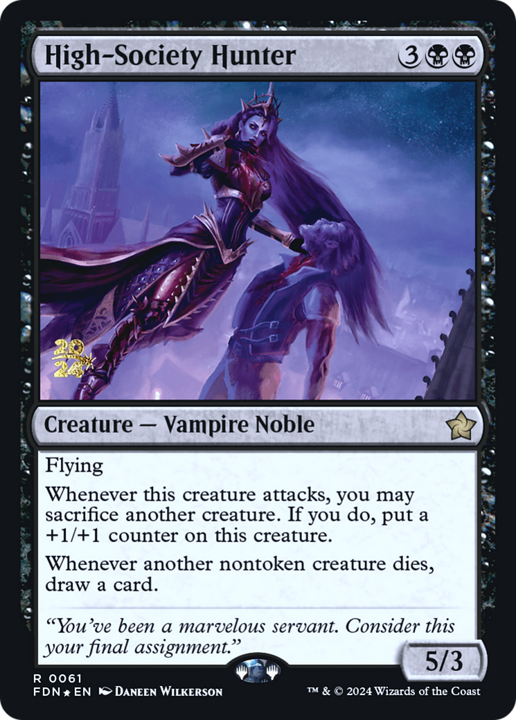High-Society Hunter (PRE-061) [Foundations Promos] Foil