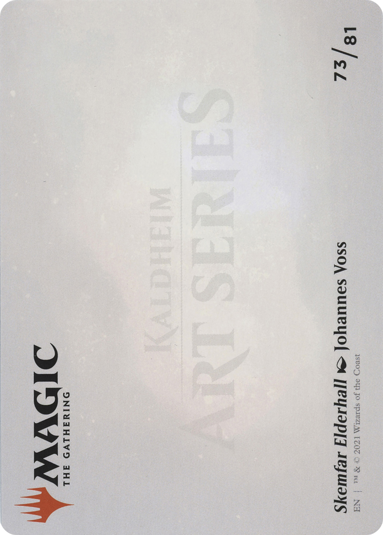 Skemfar Elderhall // Skemfar Elderhall (ASKHM-073) (Borderless) [Art Series: Kaldheim] Foil