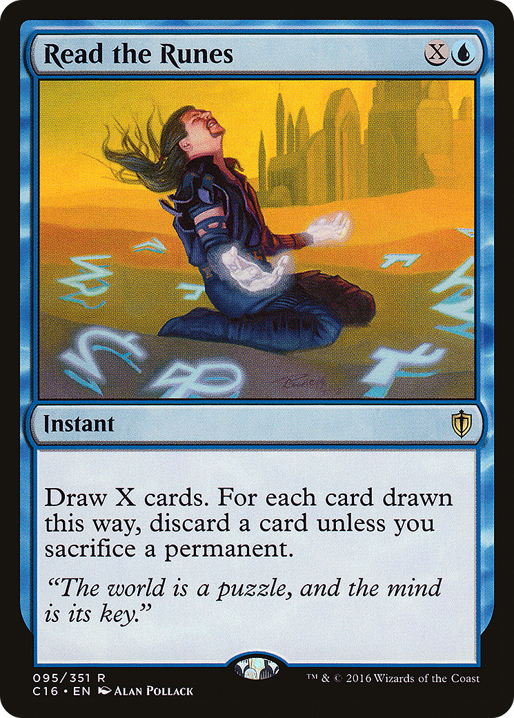 Read the Runes (C16-095) [Commander 2016]