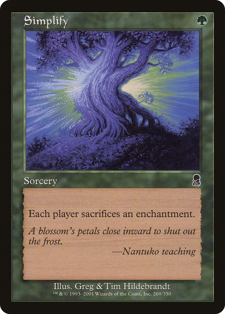 Simplify (ODY-269) [Odyssey] Foil