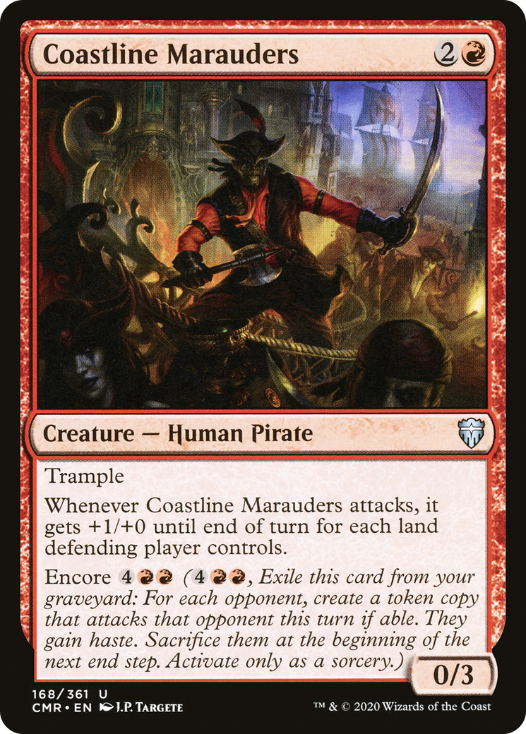 Coastline Marauders (CMR-168) [Commander Legends] Foil