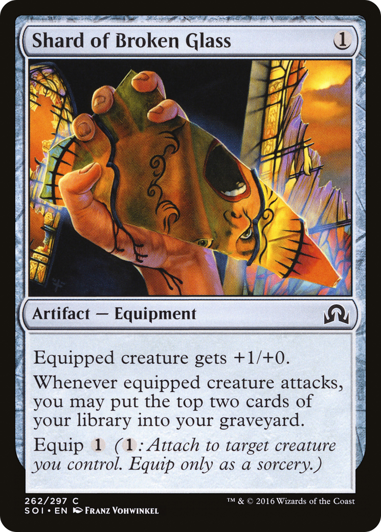 Shard of Broken Glass (SOI-262) [Shadows over Innistrad] Foil