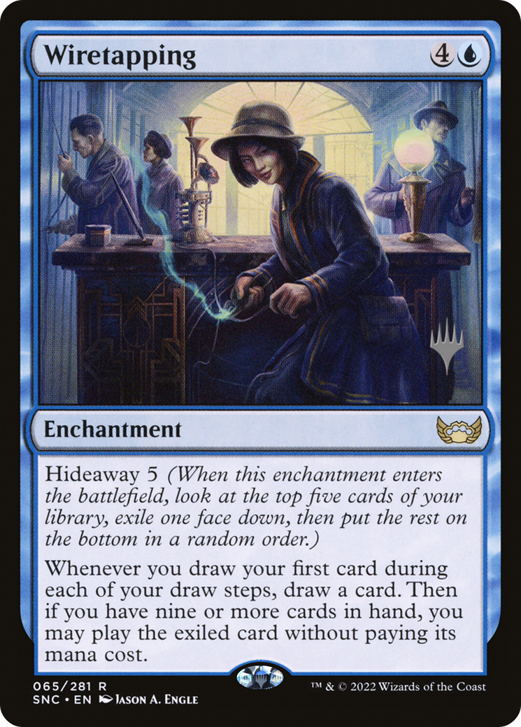 Wiretapping (PPSNC-065) [Promo Pack: Streets of New Capenna Promos]