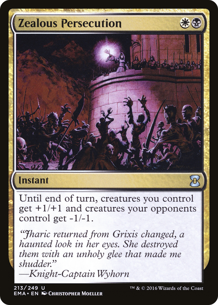 Zealous Persecution (EMA-213) [Eternal Masters] Foil