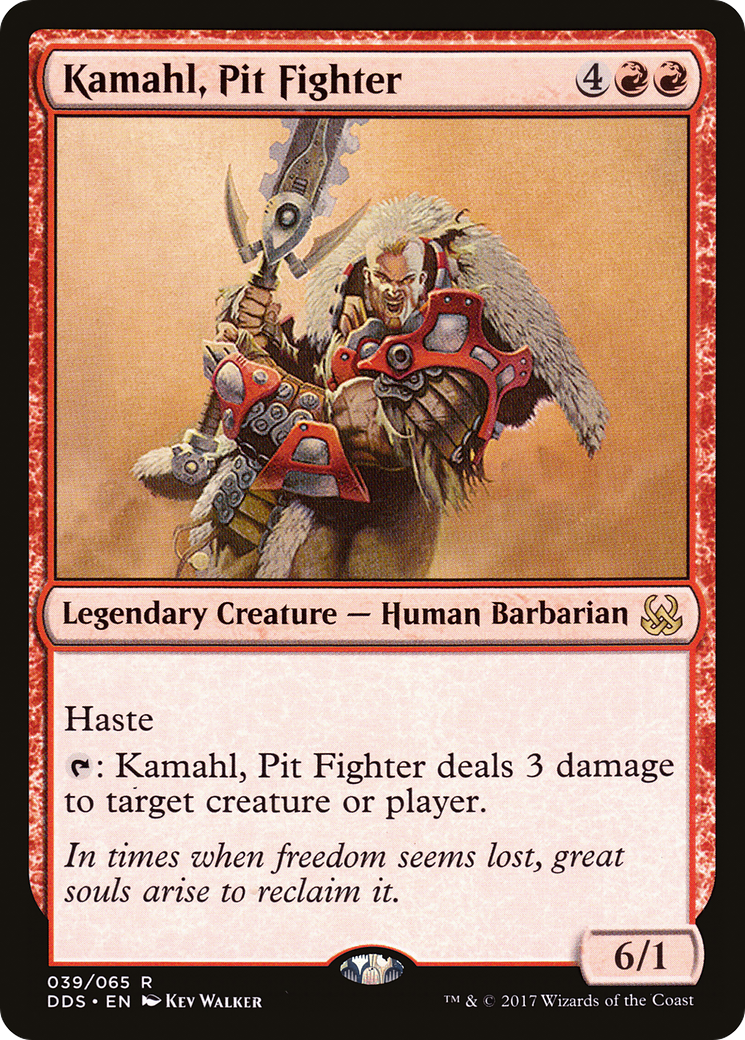 Kamahl, Pit Fighter (DDS-039) [Duel Decks: Mind vs. Might]