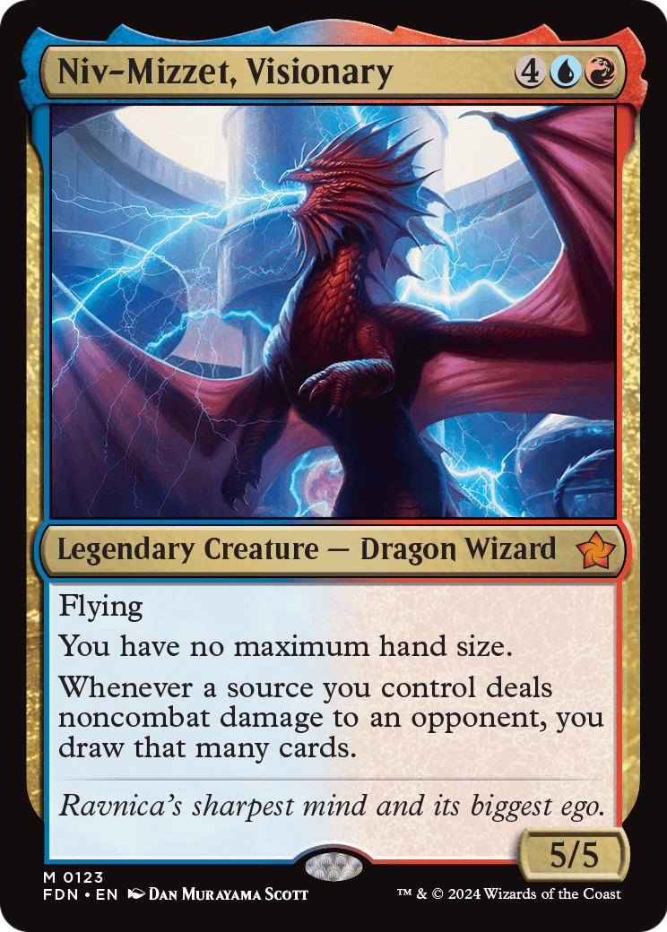 Niv-Mizzet, Visionary (FDN-123) [Foundations]