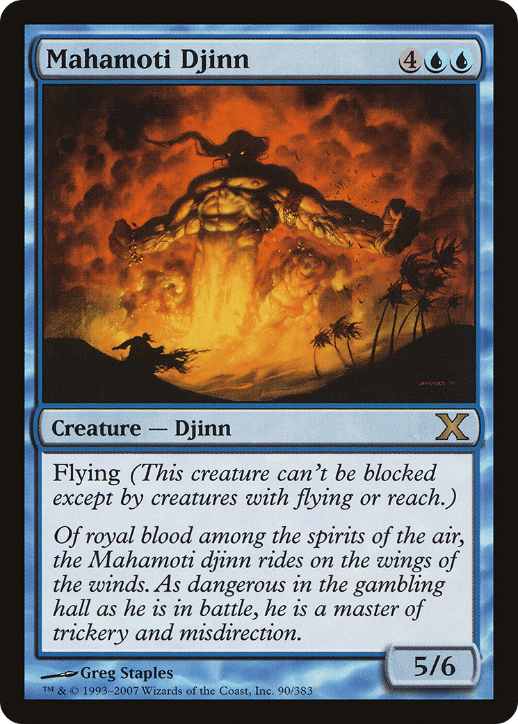Mahamoti Djinn (10E-090) [Tenth Edition]