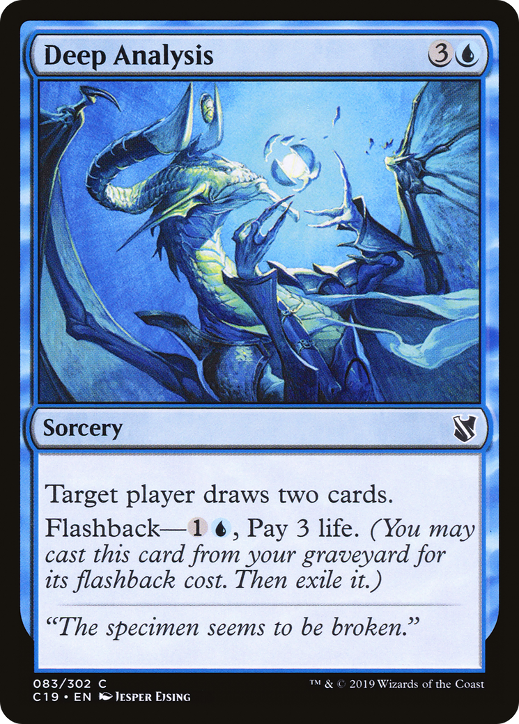 Deep Analysis (C19-083) [Commander 2019]