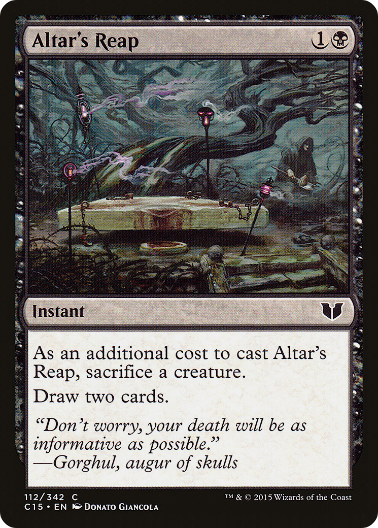Altar's Reap (C15-112) [Commander 2015]