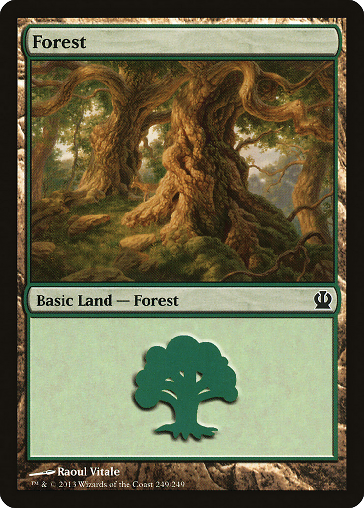 Forest (THS-249) [Theros] Foil