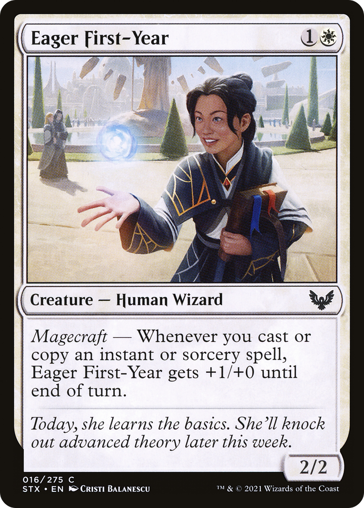 Eager First-Year (STX-016) [Strixhaven: School of Mages]