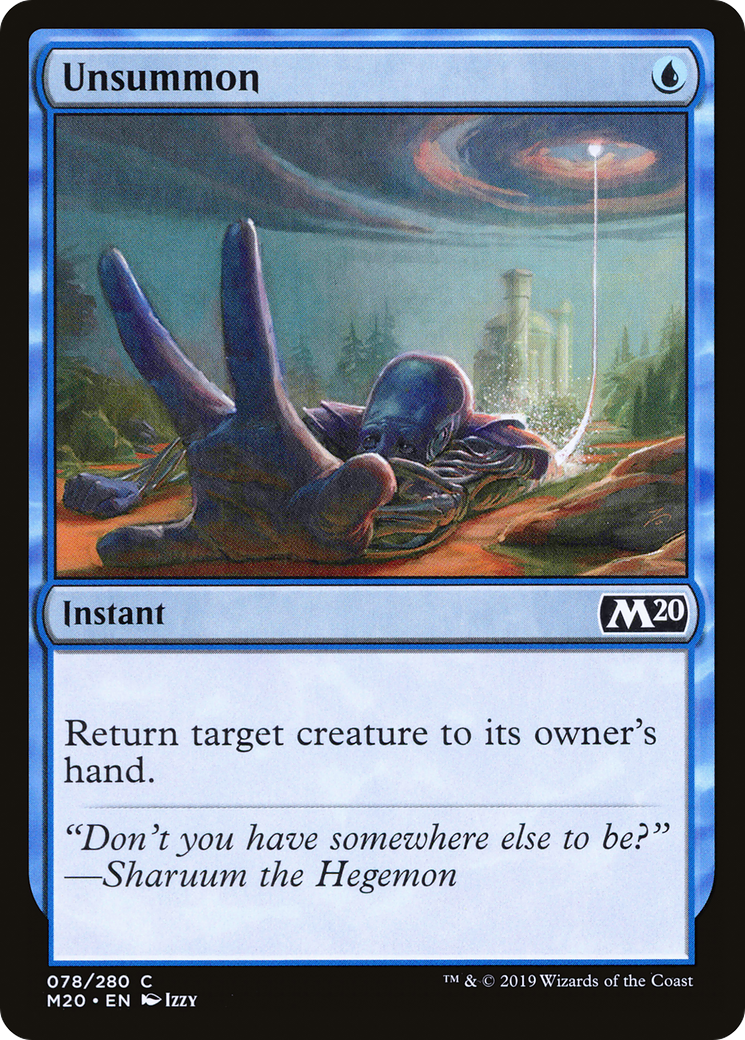 Unsummon (M20-078) [Core Set 2020]