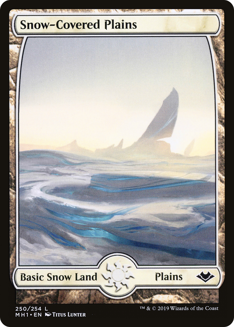 Snow-Covered Plains (MH1-250) [Modern Horizons] Foil
