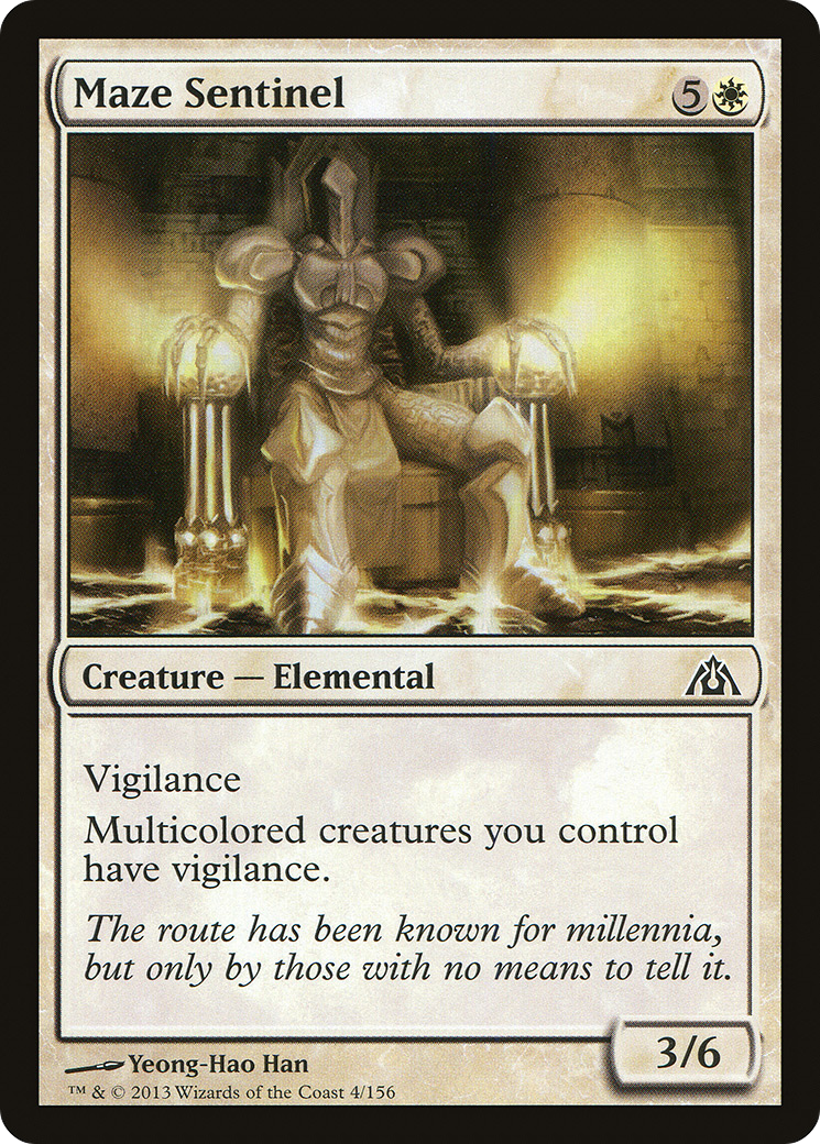 Maze Sentinel (DGM-004) [Dragon's Maze] Foil