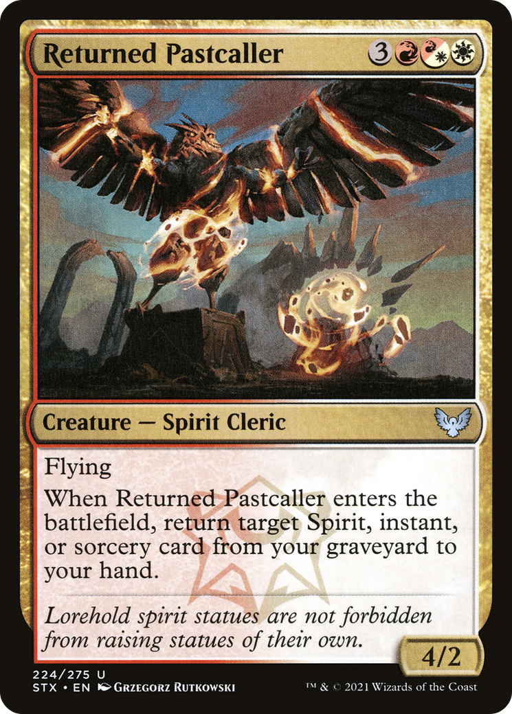 Returned Pastcaller (STX-224) [Strixhaven: School of Mages] Foil