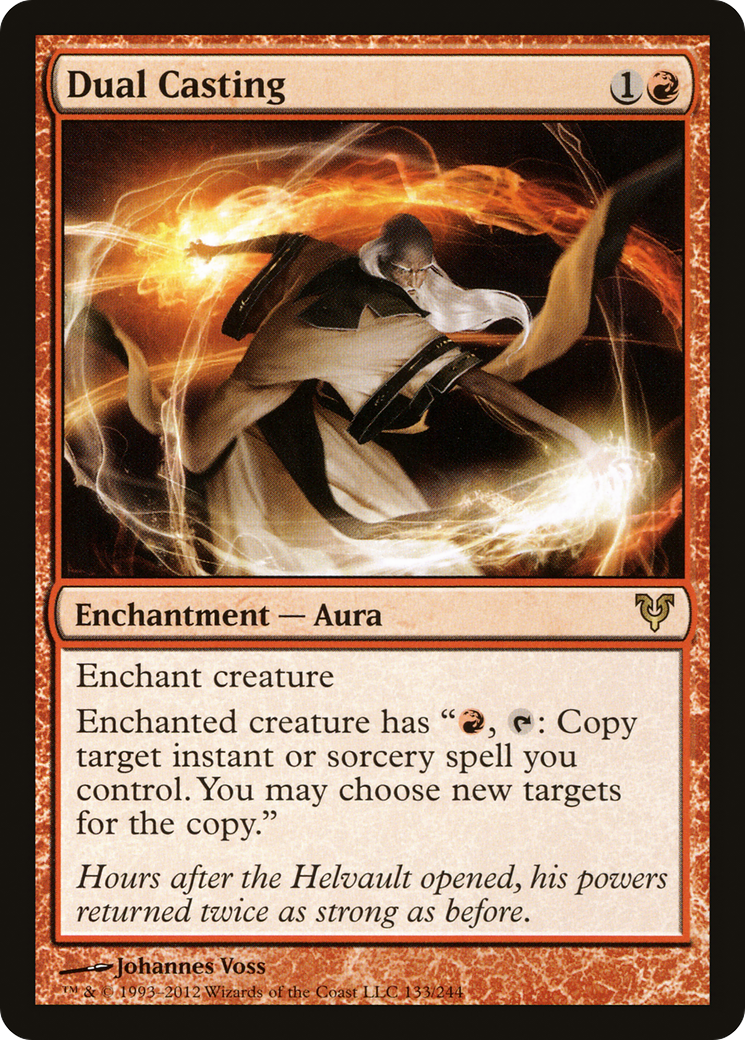 Dual Casting (AVR-133) [Avacyn Restored] Foil