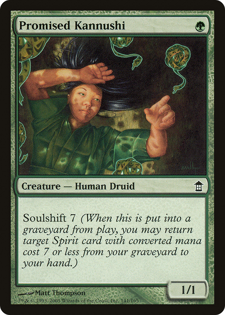 Promised Kannushi (SOK-141) [Saviors of Kamigawa] Foil