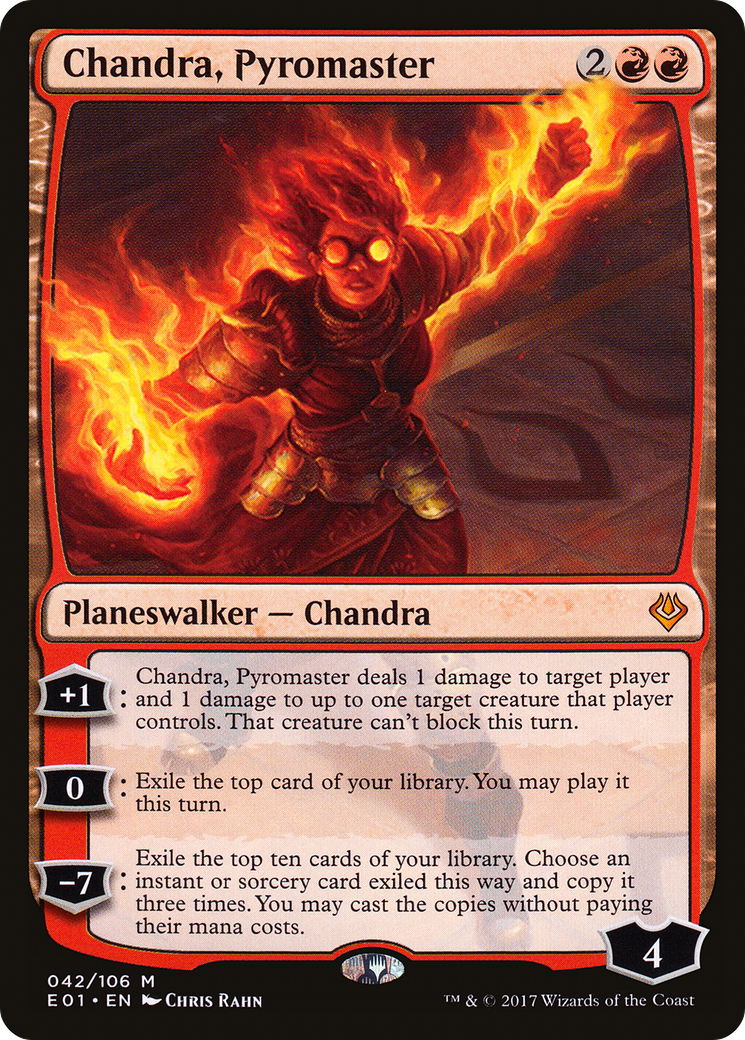 Chandra, Pyromaster (AC2-042) [Archenemy: Nicol Bolas]