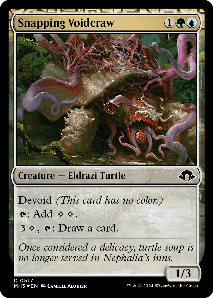 Snapping Voidcraw (Ripple Foil) (MH3-517) [Modern Horizons 3] Foil