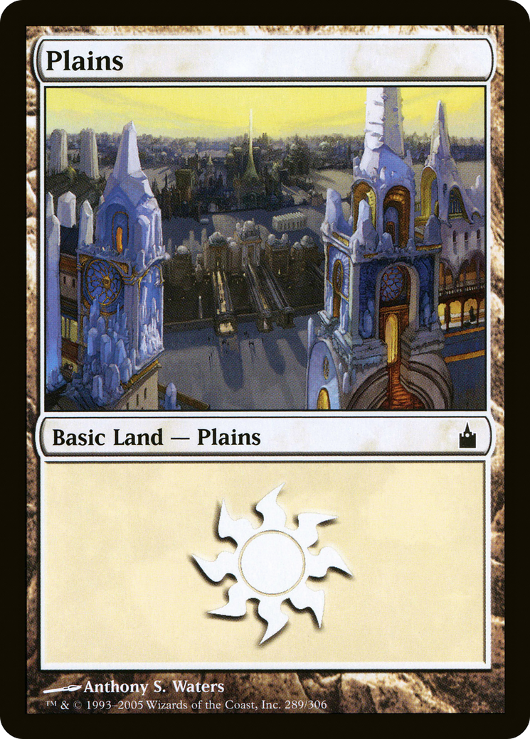 Plains (RAV-289) [Ravnica: City of Guilds] Foil