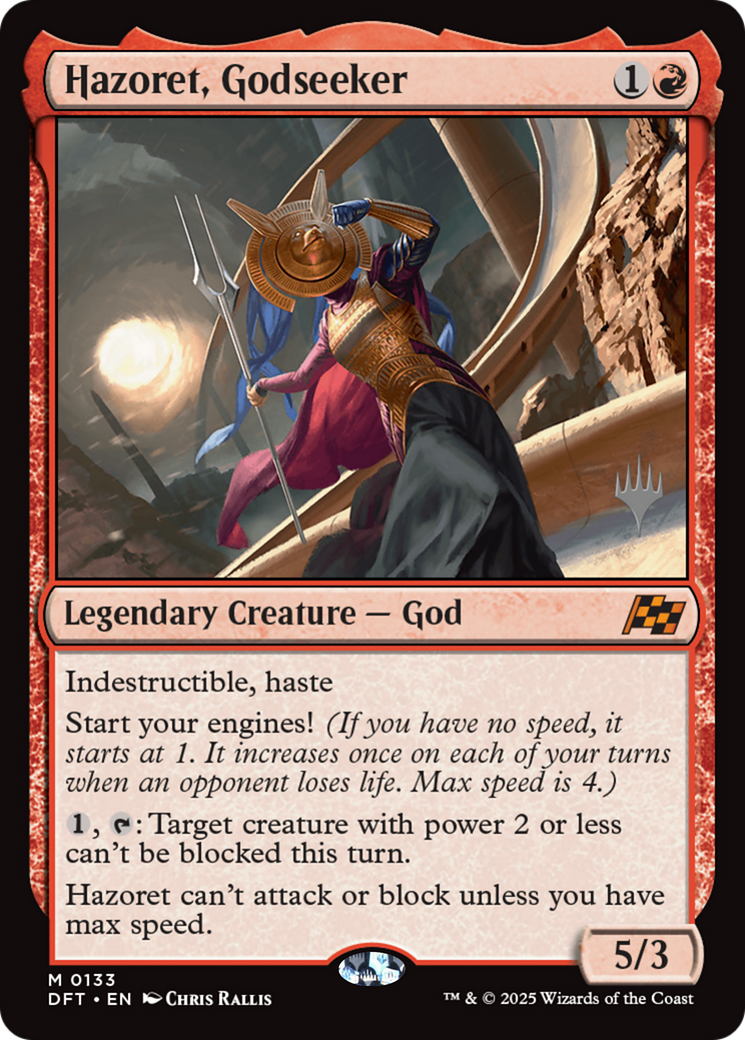 Hazoret, Godseeker (PPDFT-133) [Promo Pack: Aetherdrift]