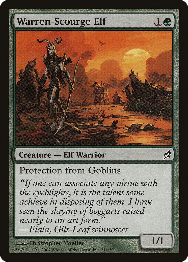 Warren-Scourge Elf (LRW-241) [Lorwyn]