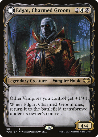Edgar, Charmed Groom (Showcase) (VOW-311) [Innistrad: Crimson Vow]