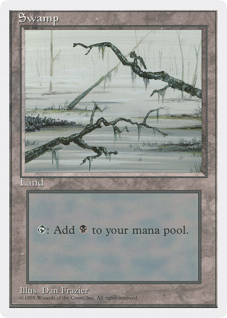 Swamp (C) (4ED-191) [Fourth Edition]
