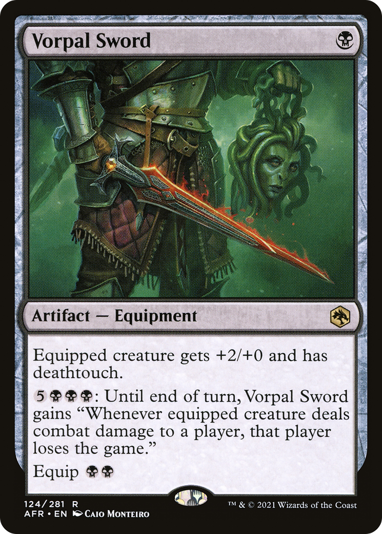 Vorpal Sword (AFR-124) [Adventures in the Forgotten Realms] Foil