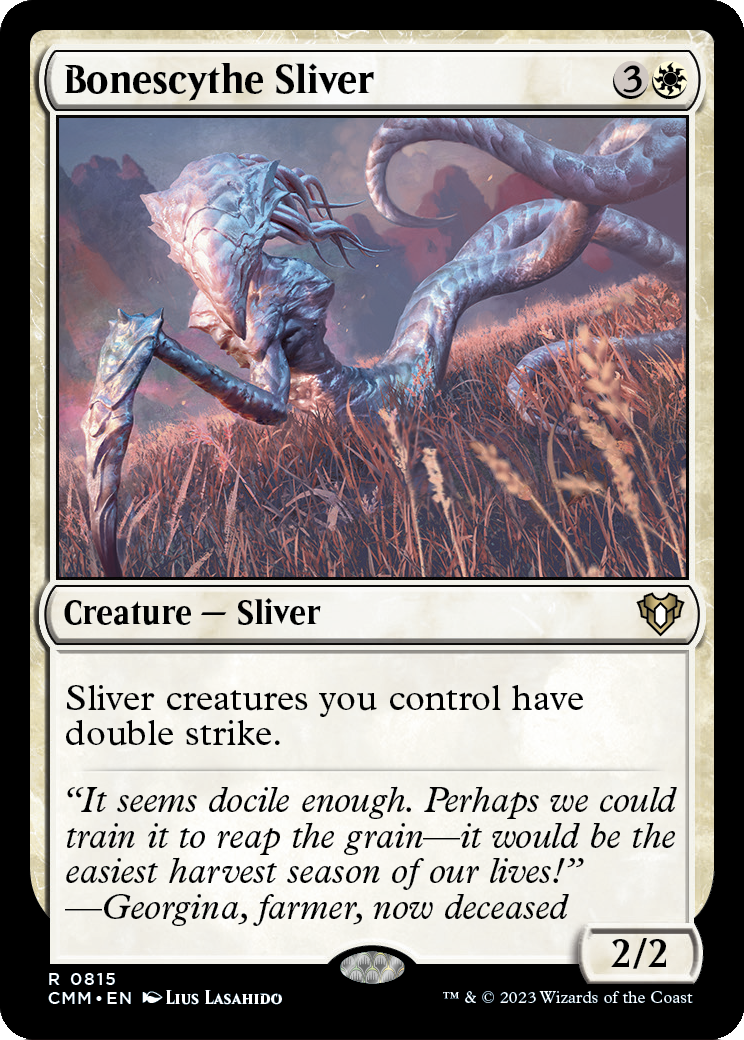 Bonescythe Sliver (CMM-815) [Commander Masters]