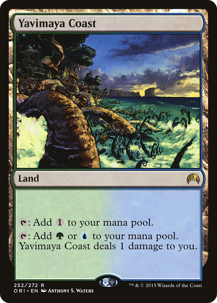 Yavimaya Coast (ORI-252) [Magic Origins] Foil